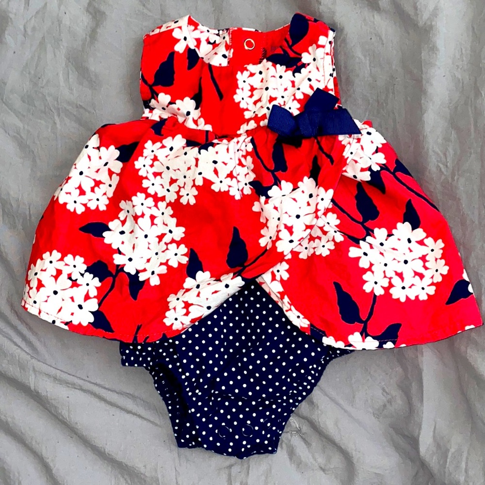 Baby girl Newborn Japanese Cherry Blossom Dress.